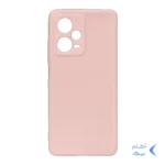 قاب TPU داخل مخمل درجه یک Xiaomi Redmi Note 12 Pro 5G - گلبهی