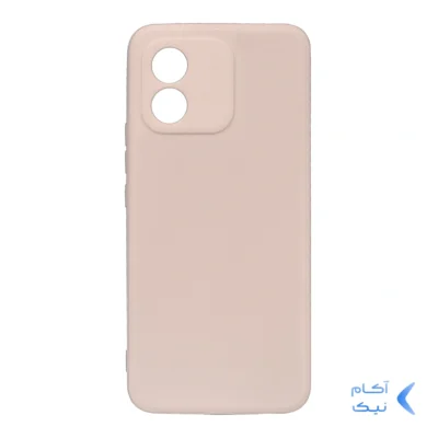 قاب TPU داخل مخمل درجه یک Honor X5 - گلبهی
