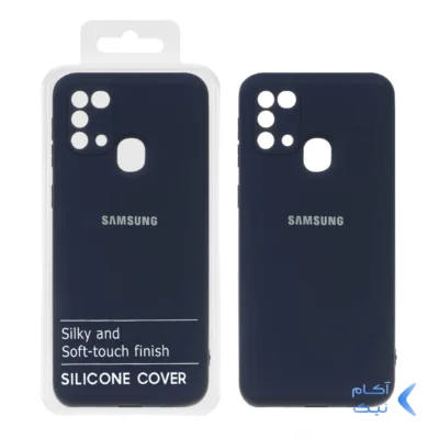 قاب نیو سیلیکون محافظ لنزدار RFF مدل Samsung Galaxy M31 - سرمه ای (پک دار)