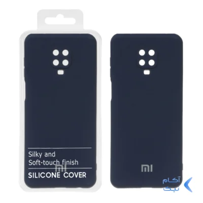 قاب نیو سیلیکون محافظ لنزدار RFF مدل Xiaomi Redmi Note 9S / Redmi Note 9 Pro / Redmi Note 9 Pro Max - سرمه ای (پک دار)