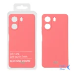قاب نیو سیلیکون محافظ لنزدار RFF مدل Xiaomi Redmi 13C / Poco C65 - صورتی روشن (پک دار)
