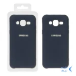 قاب نیو سیلیکون محافظ لنزدار RFF مدل Samsung Galaxy J5 (2015) / J500 - سرمه ای (پک دار)