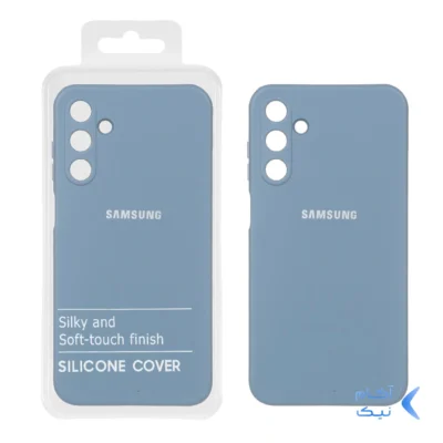 قاب نیو سیلیکون محافظ لنزدار RFF مدل Samsung Galaxy A15 - آبی فیلی (پک دار)