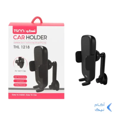 هولدر گوشی موبایل دریچه کولری Tsco مدل THL 1218 - مشکی