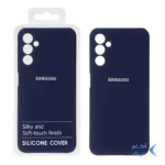 قاب نیو سیلیکون محافظ لنزدار RFF مدل Samsung Galaxy A14 - سرمه ای (پک دار)