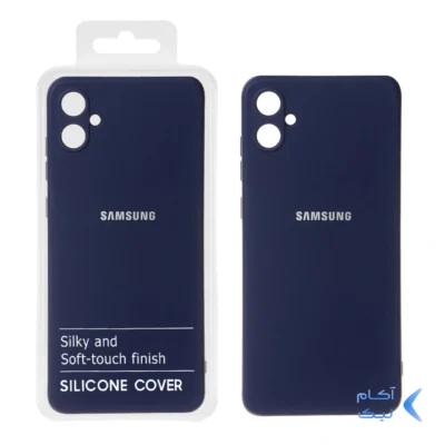قاب نیو سیلیکون محافظ لنزدار RFF مدل Samsung Galaxy A05 / M05 / F05 - سرمه ای (پک دار)