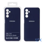 قاب نیو سیلیکون محافظ لنزدار RFF مدل Samsung Galaxy A24 - سرمه ای (پک دار)