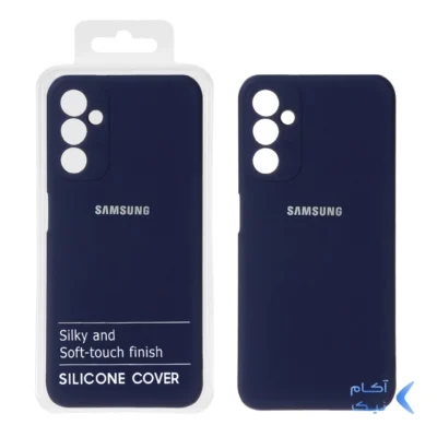 قاب نیو سیلیکون محافظ لنزدار RFF مدل Samsung Galaxy A24 - سرمه ای (پک دار)