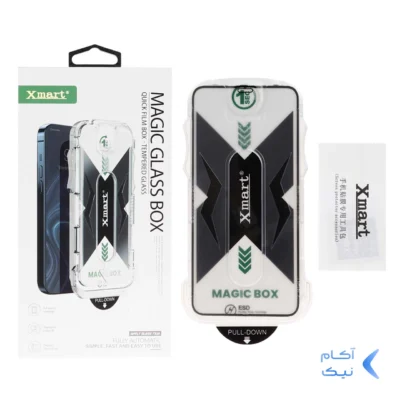 محافظ صفحه نمایش شیشه ای اورجینال XMART - Magic Glass Box مدل Iphone X Max / XS Max / 11 Pro Max (پک دار)
