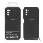 قاب سیلیکونی پاک کنی اورجینال درجه یک Samsung Galaxy A03s / A02s - مشکی کد 1 (پک دار)