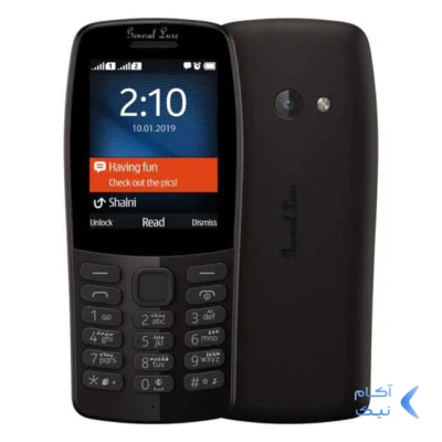 گوشی موبایل General Luxe مدل Classic 210 دو سیم کارت - مشکی