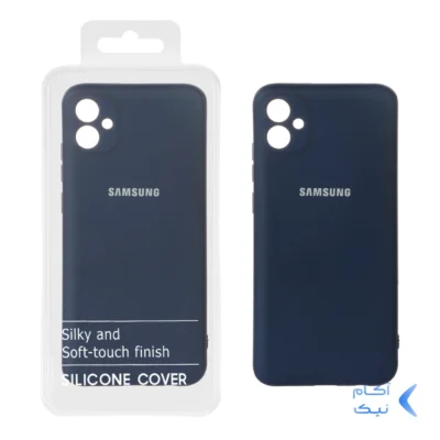 قاب نیو سیلیکون محافظ لنزدار RFF مدل Samsung Galaxy A04e / M04 / F04 - سرمه ای (پک دار)