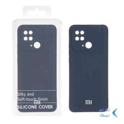 قاب نیو سیلیکون محافظ لنزدار RFF مدل Xiaomi Redmi 10C / Redmi 10 Power / Poco C40 - سرمه ای (پک دار)