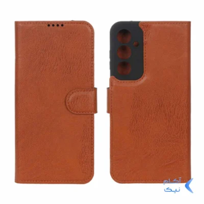کیف موبایل مگنتی Pal Prime مدل Samsung Galaxy S23 FE - قهوه ای روشن