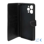 کیف چرمی موبایل مگنتی Xiaomi Redmi 12 / Poco M6 Pro 5G - مشکی