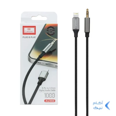 تبدیل Earldom AUX TO Lightning مدل AUX60 - مشکی