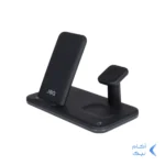 شارژر وایرلس چهار کاره JBQ مدل WLC-31 - مشکی (گارانتی یکساله رصاصی)
