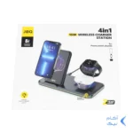 شارژر وایرلس چهار کاره JBQ مدل WLC-31 - مشکی (گارانتی یکساله رصاصی)