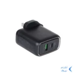 شارژر دیواری فست و PD دو پورت JBQ مدل HC-765 65W - مشکی (گارانتی یکساله رصاصی)