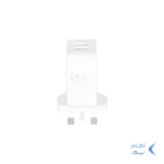 شارژر دیواری فست دو پورت JBQ مدل HC-12F2 30W همراه با کابل آیفون - سفید (گارانتی یکساله رصاصی)