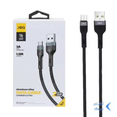 کابل شارژ 1.5 متری فست اندروید JBQ مدل CA-730 - مشکی (گارانتی یکساله رصاصی)