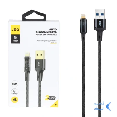 کابل شارژ 1.5 متری فست آیفون JBQ مدل CA-728 - مشکی (گارانتی یکساله رصاصی)
