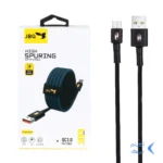 کابل شارژ 3 متری فست اندروید JBQ مدل CA-111 - مشکی (گارانتی یکساله رصاصی)