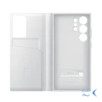 کیف هوشمند اورجینال سامسونگ Smart View Wallet Case مدل Samsung Galaxy S24 Ultra - سفید (پک دار)