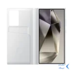 کیف هوشمند اورجینال سامسونگ Smart View Wallet Case مدل Samsung Galaxy S24 Ultra - سفید (پک دار)