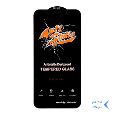 محافظ صفحه نمایش شیشه ای Iphone 11 / XR - Full Cover Anti Static Kizashi (بدون پک) - مشکی