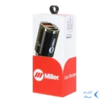 شارژر فندکی 30W فست و PD دو پورت Miller مدل M-CH105 - مشکی (گارانتی پارتیان پایا)