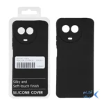 قاب نیو سیلیکون محافظ لنزدار RFF مدل Realme 11 5G - مشکی (پک دار)
