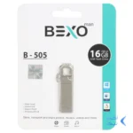 فلش مموری BEXO USB2.0 مدل B-505 ظرفیت 16GB - نقره ای (گارانتی داده پردازی آواتک)