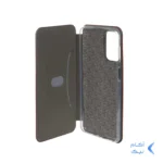 کیف چرمی موبایل مغناطیسی حصیری Samsung Galaxy M52 - قهوه ای