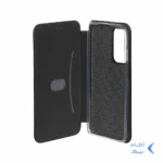 کیف چرمی موبایل مغناطیسی حصیری Samsung Galaxy M52 - مشکی