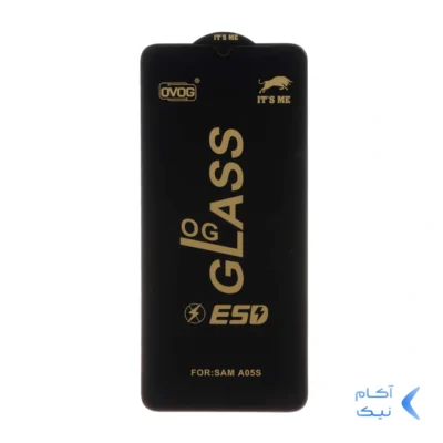 محافظ صفحه نمایش شیشه ای درجه یک Samsung A07 / A06 / A05S / Realme C51 / Realme C53 / Narzo N53 / Realme Note 50 - Full Cover OG - ESD OVOG