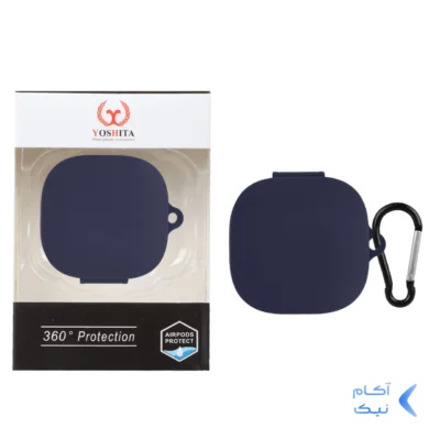 کاور ایرفون سیلیکونی Yoshita مدل QCY T13 - سرمه ای (پک دار)