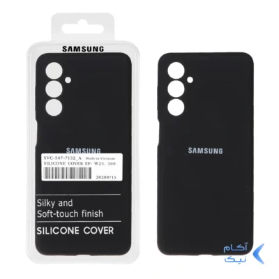 قاب سیلیکونی پاک کنی اورجینال درجه یک Samsung Galaxy M54 / F54 - مشکی (پک دار)