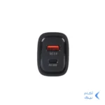 شارژر دیواری فست و PD دو پورت JBQ مدل HC-NP20 20W همراه با کابل آیفون - مشکی (گارانتی یکساله رصاصی)
