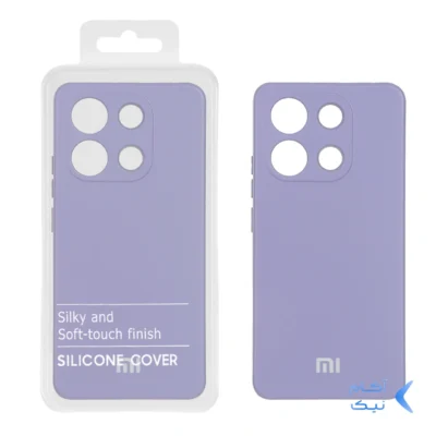 قاب نیو سیلیکون محافظ لنزدار RFF مدل Xiaomi Redmi Note 13 4G - یاسی (پک دار)