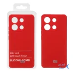 قاب نیو سیلیکون محافظ لنزدار RFF مدل Xiaomi Redmi Note 13 4G - قرمز (پک دار)