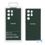 قاب نیو سیلیکون محافظ لنزدار RFF مدل Samsung Galaxy S24 Ultra - سبزتیره (پک دار)