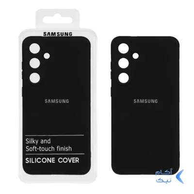 قاب نیو سیلیکون محافظ لنزدار RFF مدل Samsung Galaxy S24 plus - مشکی (پک دار)