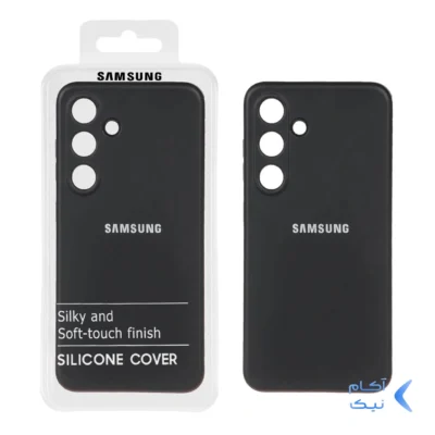 قاب نیو سیلیکون محافظ لنزدار RFF مدل Samsung Galaxy S24 - مشکی (پک دار)