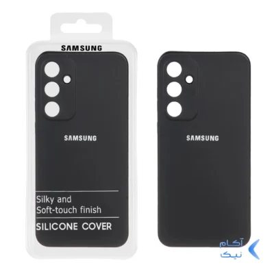 قاب نیو سیلیکون محافظ لنزدار RFF مدل Samsung Galaxy A35 - مشکی (پک دار)