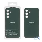 قاب نیو سیلیکون محافظ لنزدار RFF مدل Samsung Galaxy A35 - سبزتیره (پک دار)