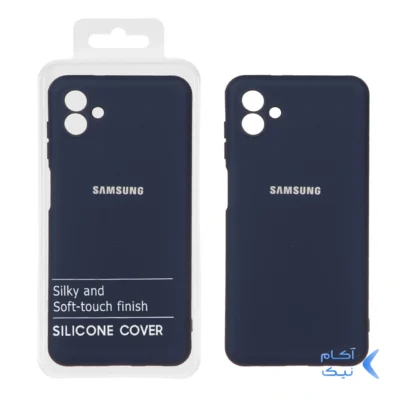 قاب نیو سیلیکون محافظ لنزدار RFF مدل Samsung Galaxy A04 / M13 5G - سرمه ای (پک دار)