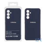 قاب نیو سیلیکون محافظ لنزدار RFF مدل Samsung Galaxy A54 - سرمه ای (پک دار)