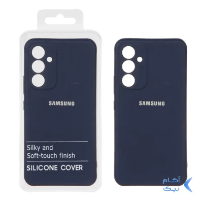 قاب نیو سیلیکون محافظ لنزدار RFF مدل Samsung Galaxy A54 - سرمه ای (پک دار)