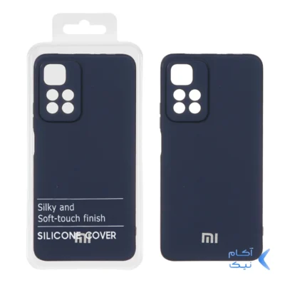 قاب نیو سیلیکون محافظ لنزدار RFF مدل Xiaomi Redmi Note 11 Pro Plus - سرمه ای (پک دار)
